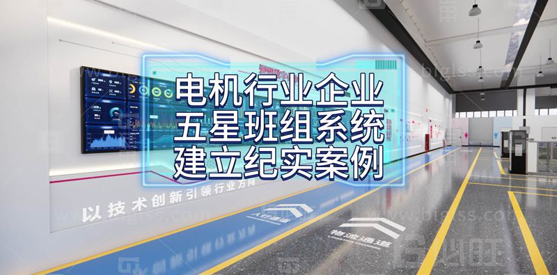 某全球領先的電機行業企業五星班組系統建立紀實